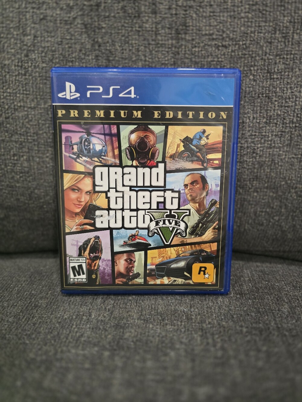 PlayStation 4 Grand Theft Auto V Premium Edition - Blue Case
